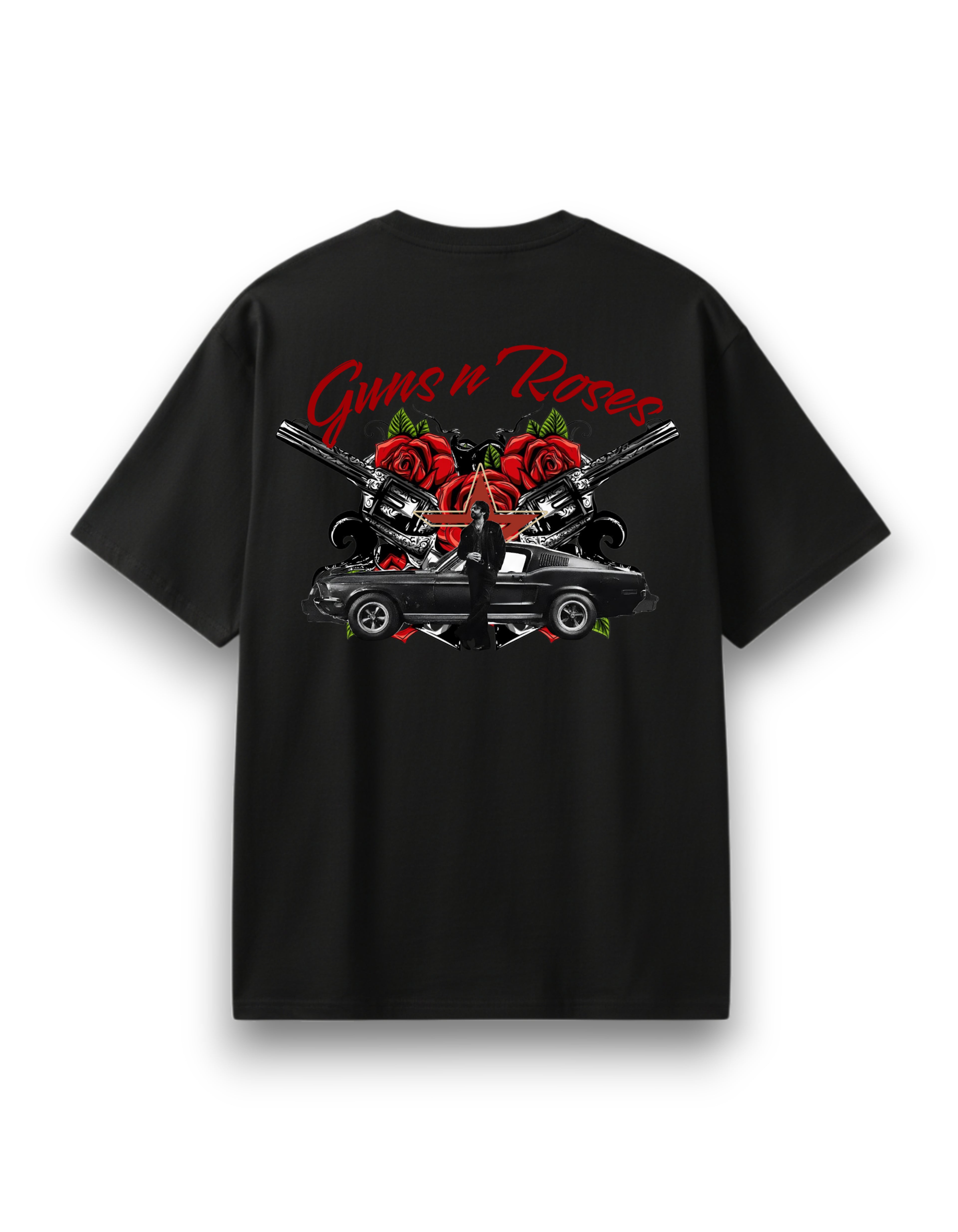Guns n' Roses Midnight Black Over-sized Tee