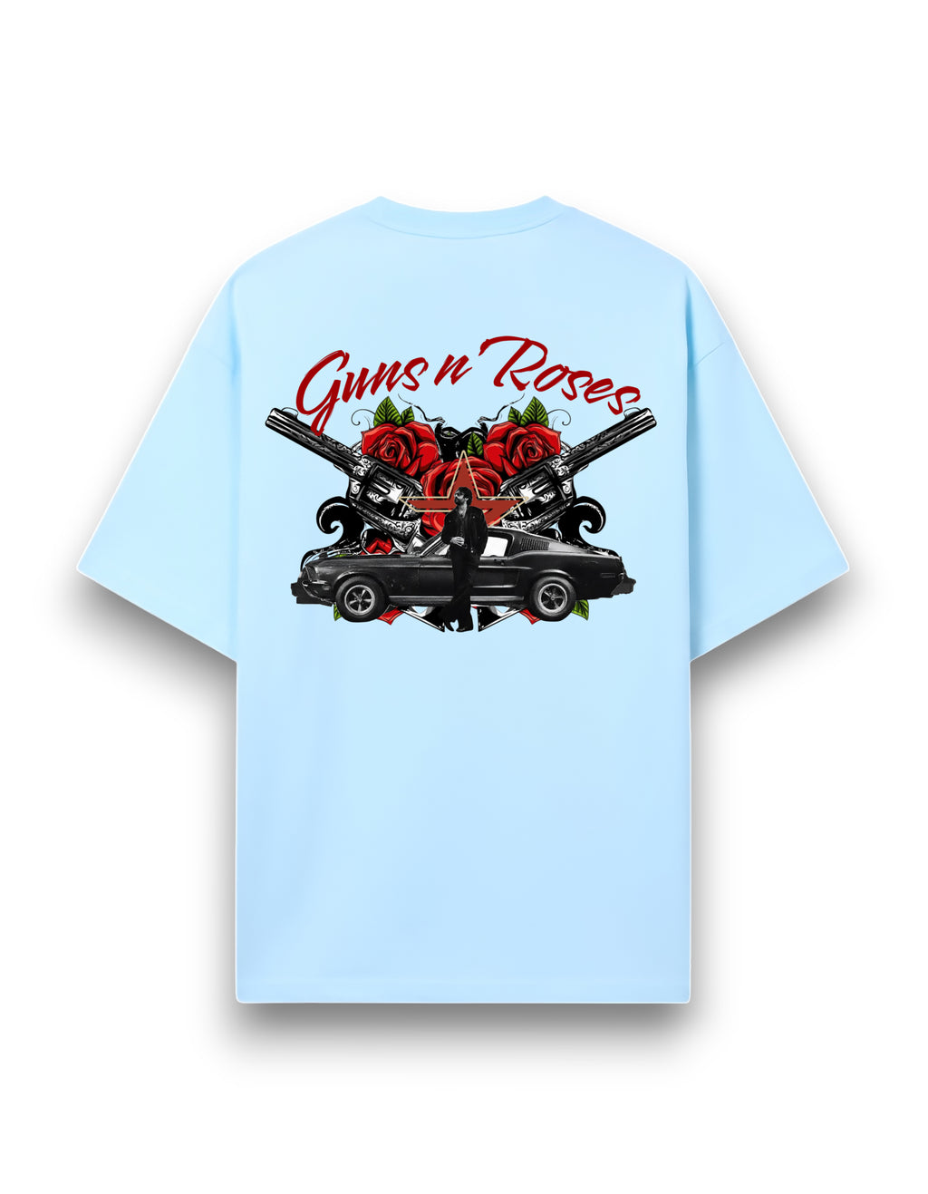 Guns n' Roses Iceberg Blue Over-sized Tee
